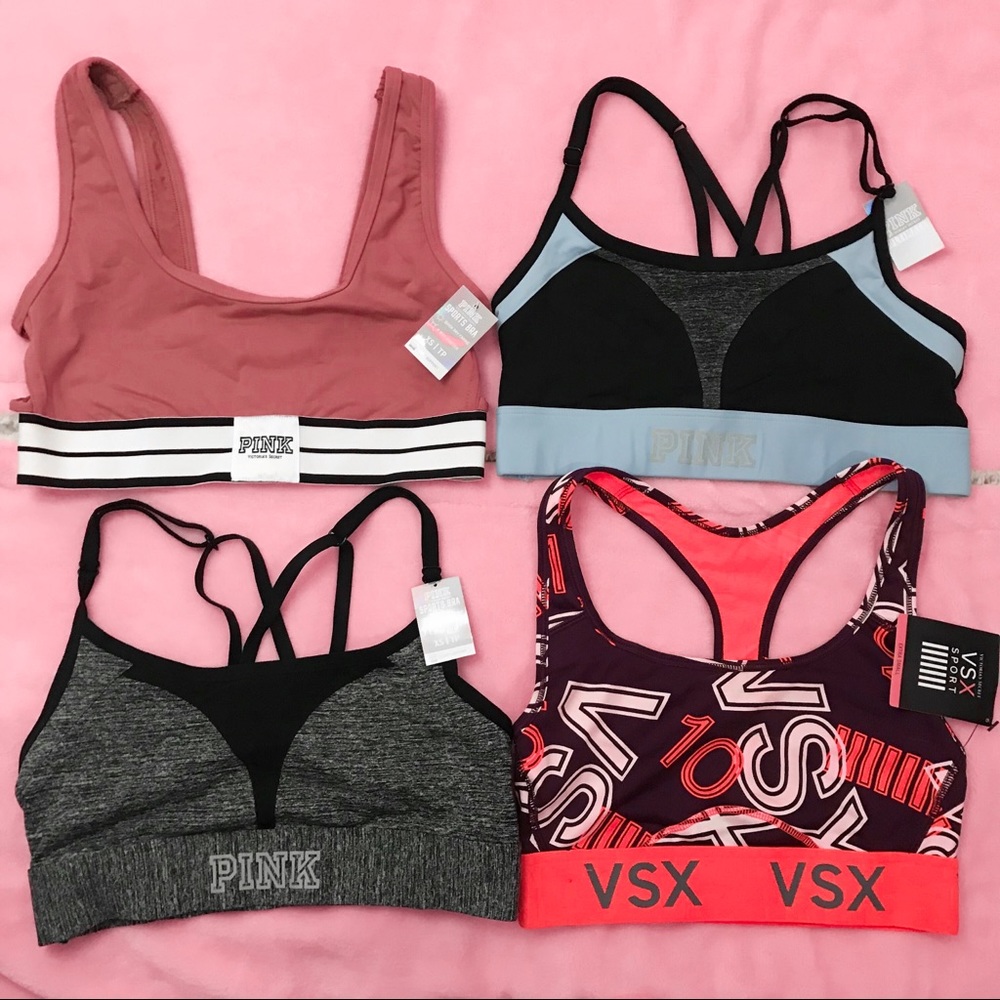 Victoria’s Secret SPORT & PINK Sports Bras Size XS